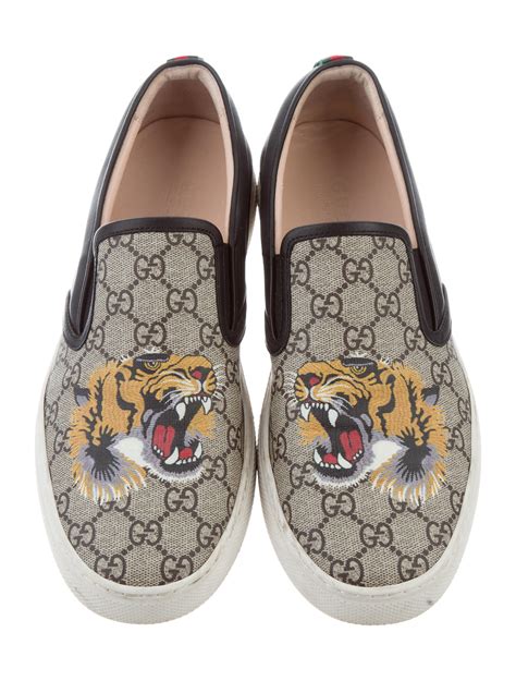 gucci tiger shoes price|Gucci tiger slip on.